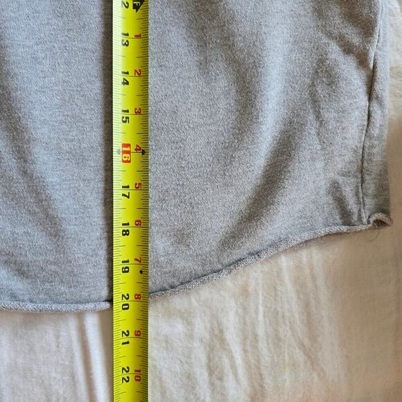 Ralph Lauren Denim& Supply Cropped Sweatshirt Brooklyn Electric Womens M Gray - Picture 5 of 5